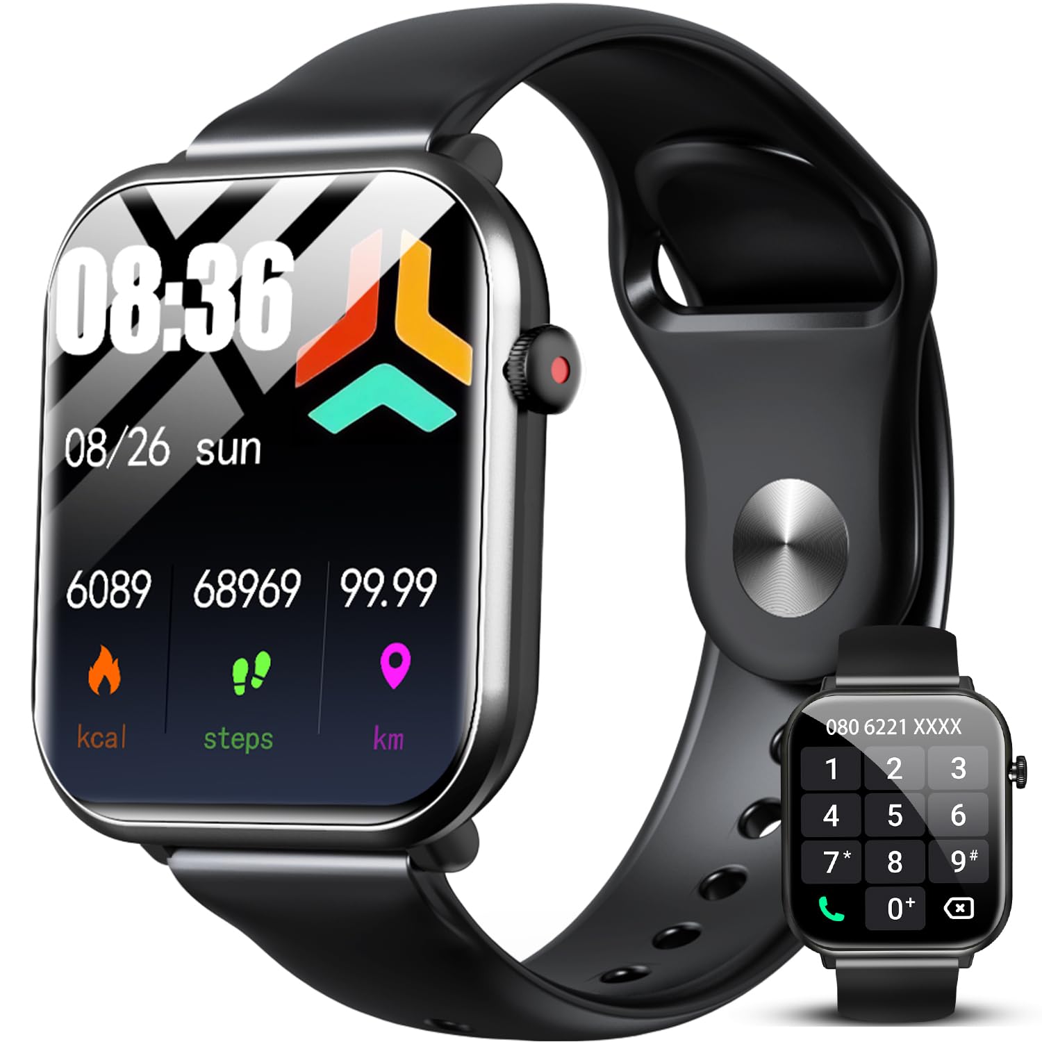 スマートウォッチ【2024業界新登場】Bluetooth5.3通話 Line/メッセージ